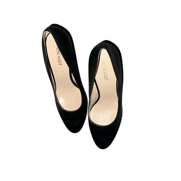 ✅Womens Nine West Sz 8.5 Black Pumps Heels - Picture 7 of 9